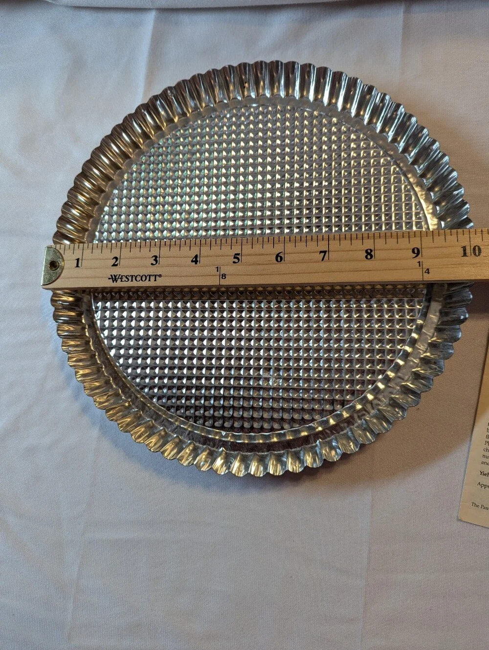 Pampered Chef Flan Pan Set. Set Of 2 Pans Brand New  # 1700